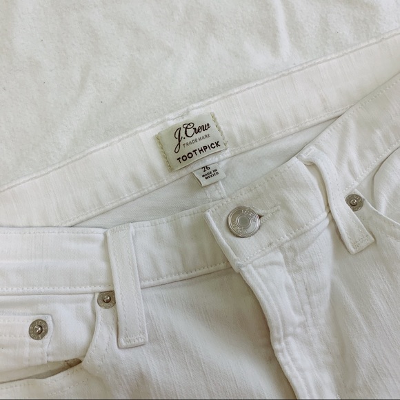 J. Crew White Toothpick Jean - Picture 2 of 6